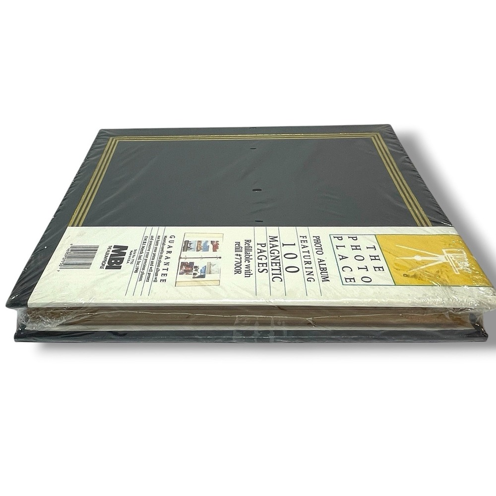 The Library Collection Vintage 100 Page Photo Albums NEW SEALED MBI Navy Blue - Picture 5 of 10